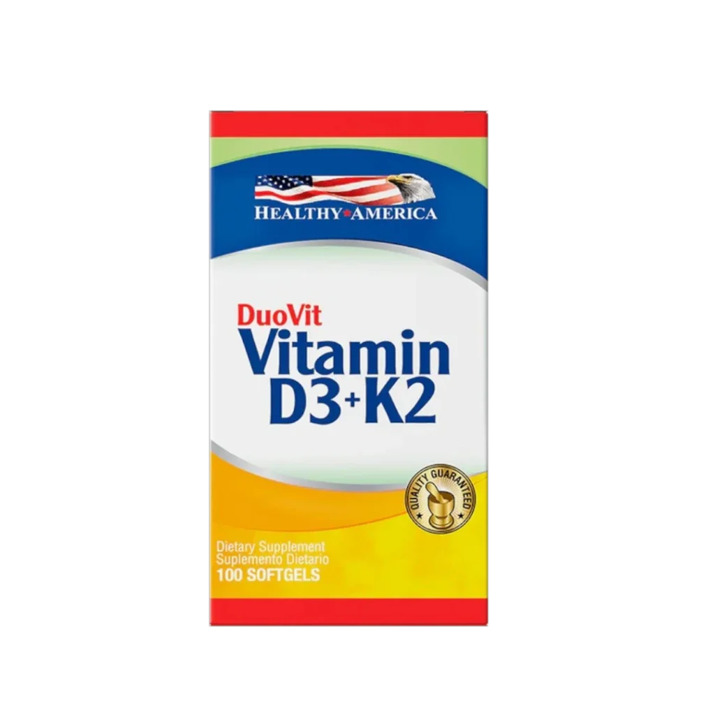 DUOVIT VITAMIN D3+ K2 (VIT D3 + K2 ) HEALTHY AMERICA