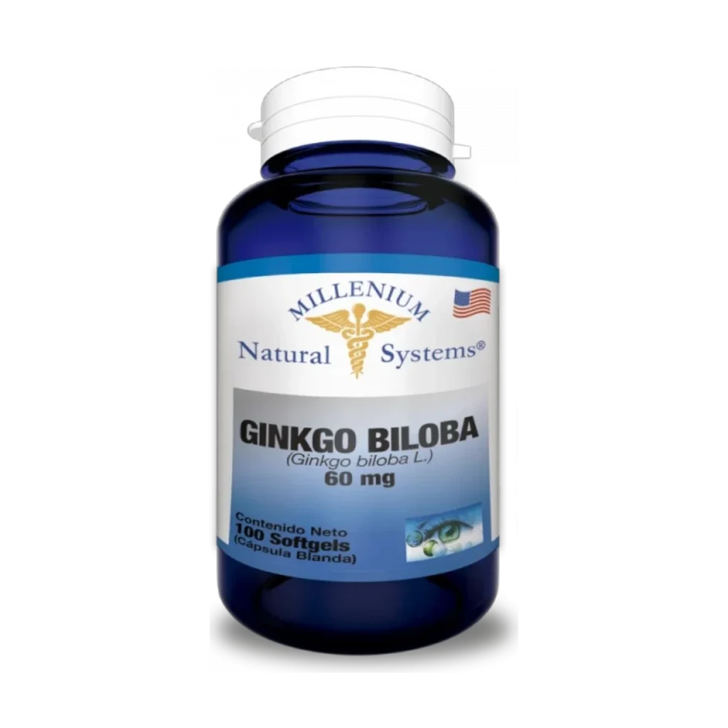 GINKGO BILOBA 60 MG MILLENIUM NATURAL SYSTEMS