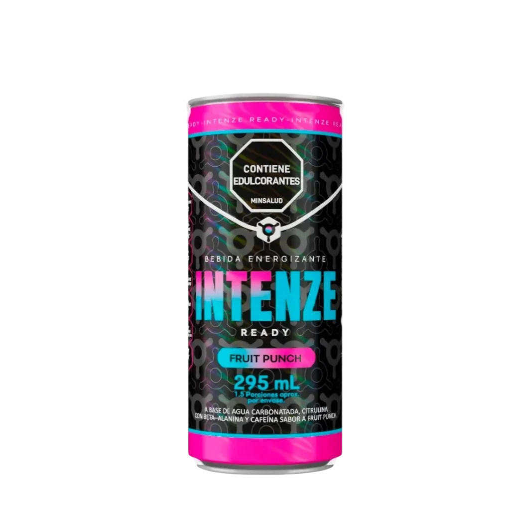 INTENZE READY PRE ENTRENO LATA SIX PACK 6 UNIDADES