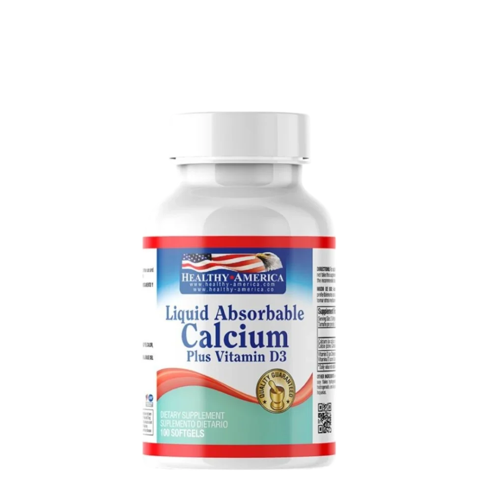 LIQUID ABSORBABLE  CALCIUM 1200MG  PLUS VITAMIN D3 400 IU 1(CALCIO) HEALTHY AMERICA