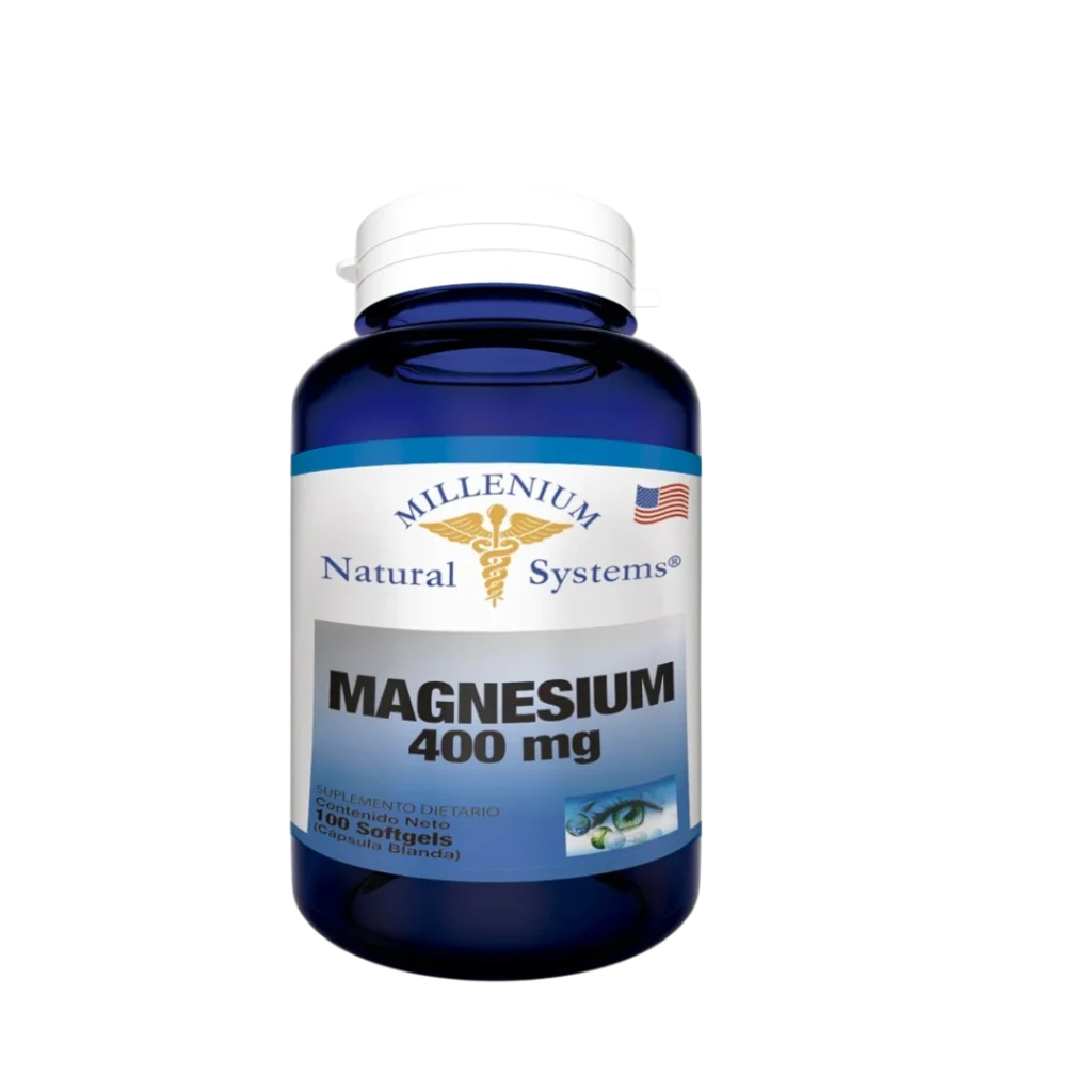 MAGNESIUM OXIDE / OXIDO DE MAGNESIO 400 MG MILLENIUM NATURAL SYSTEMS