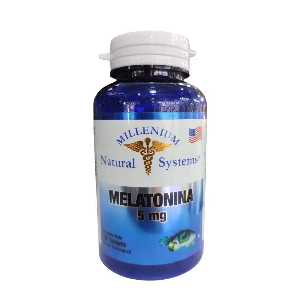 MELATONINA 5 MG + VITAMINA B6   SUBLINGUAL MILLENIUM NATURAL SYSTEMS