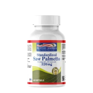 SAW PALMETTO 320MG STANDARDIZED TO 85-95 % FATTY ACIDS HEALTHY AMERICA