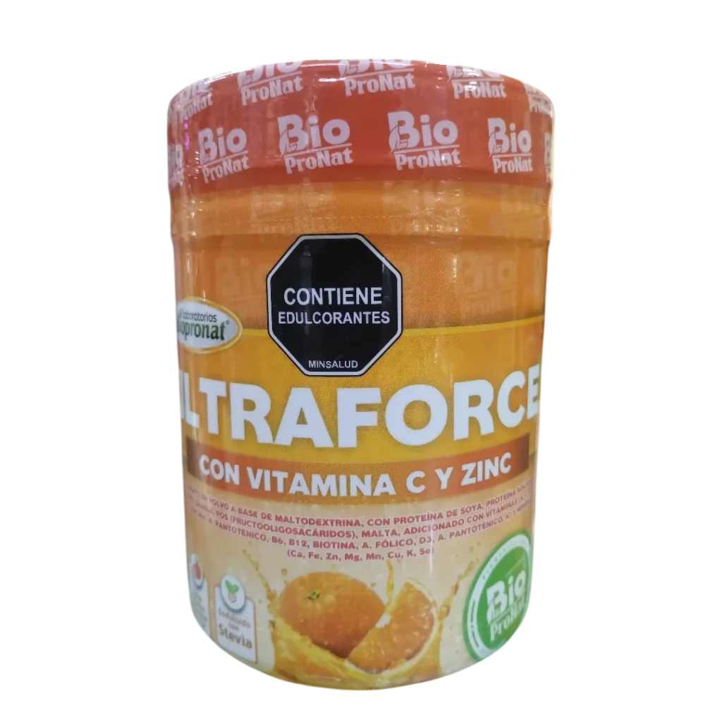VITAMINA C + ZINC ILTRAFORCE (VIT C +ZINC ) LABORATORIOS BIOPRONAT