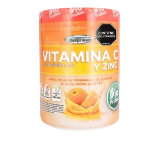 VITAMINA C + ZINC ILTRAFORCE (VIT C +ZINC ) 500 GR LABORATORIOS BIOPRONAT