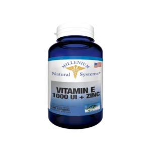 VITAMINA E 1000 UI + ZINC (VIT E+ ZINC ) MILLENIUM NATURAL SYSTEMS