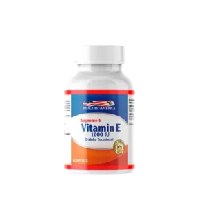 SUPREME E VITAMIN E 1000 IU NATURAL VITAMIN E-D -ALPFA TOCOPHEROL (VIT E) HEALTHY AMERICA