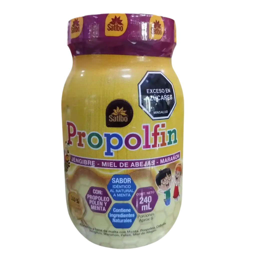 PROPOLFIN JALEA NIÑOS  240 ML PROPOLEO SATIBO