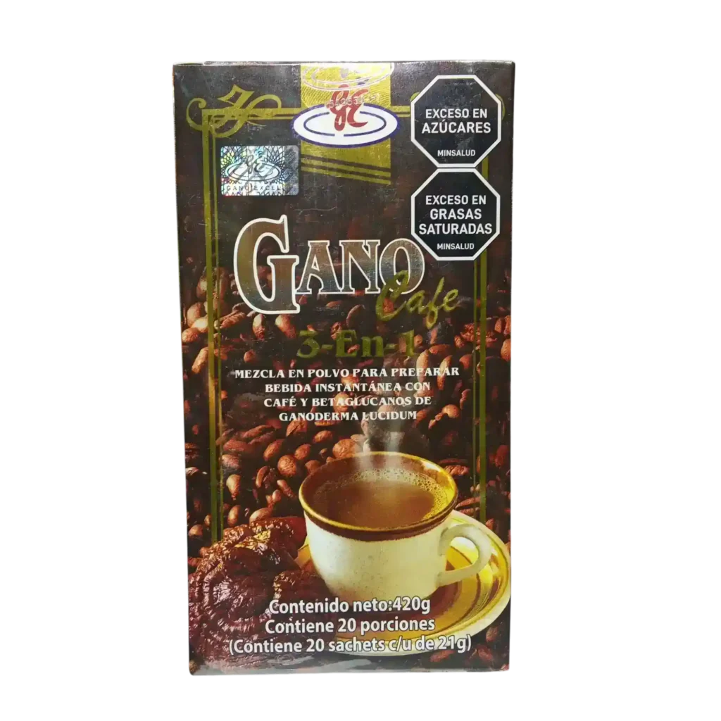 GANO CAFE 3 EN 1   CAFÉ Y BETAGLUCANOS DE GANODERMA LUCIDUM GANO EXCEL