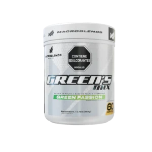 GREENS MIX VEGETALES Y SUPERFOODS BATIDO VERDE MACROBLENDS