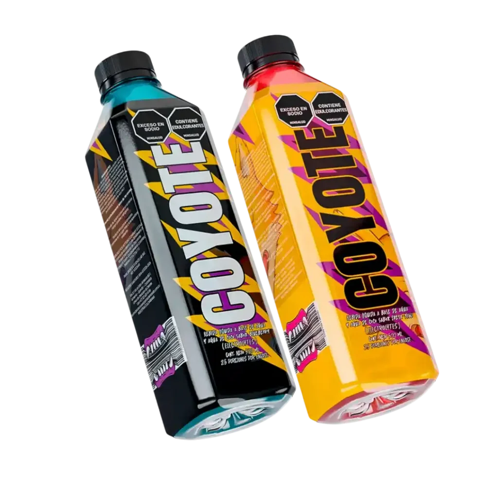 COYOTE LIQUIDO PET 500 ML PACK X 12 UNIDADES BEBIDA HIDRATANTE FITMAFIA