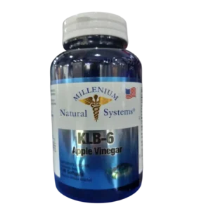 KLB -6 APPLE VINEGAR VINAGRE DE MANZANA MILENIUM NATURAL SYTEMS