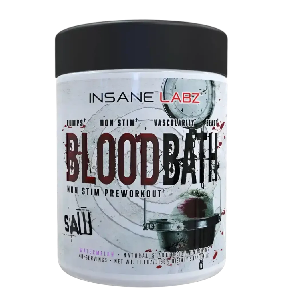 BLOODBATH PRE ENTRENO BAÑO DE SANGRE SAW  INSANE LABZ