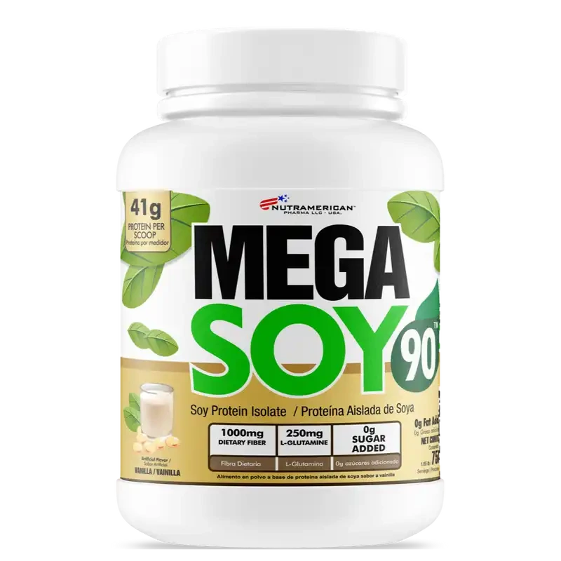 MEGA SOY 90 PROTEINA SE SOYA NUTRAMERICAN PHARMA UPN