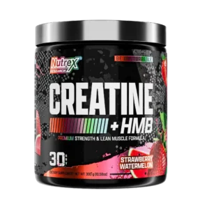 CREATINA MONOHIDRATADA Y  MICRONIZADA  + HMB NUTREX CON SABOR