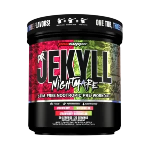 DR JEKYLL NIGHTMARE STIM FREE NOOTROPIC PRE WORKOUT PRE ENTRENO PROSUPPS