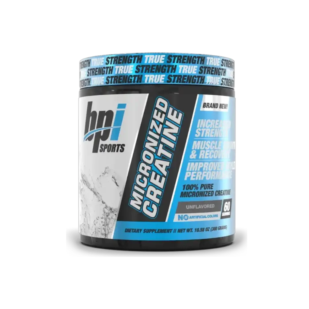 CREATINA  MONOHIDRATADA Y MICRONIZADA SIN SABOR BPI SPORTS