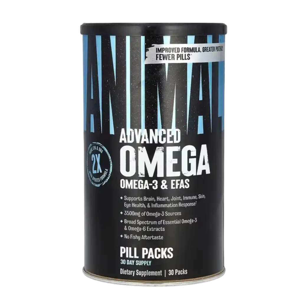 OMEGA 3 ADVANCED  ANIMAL PAQUETES DE COMPRIMIDOS CON OMEGA 3 AVANZADO Y EFAS UNIVERSAL