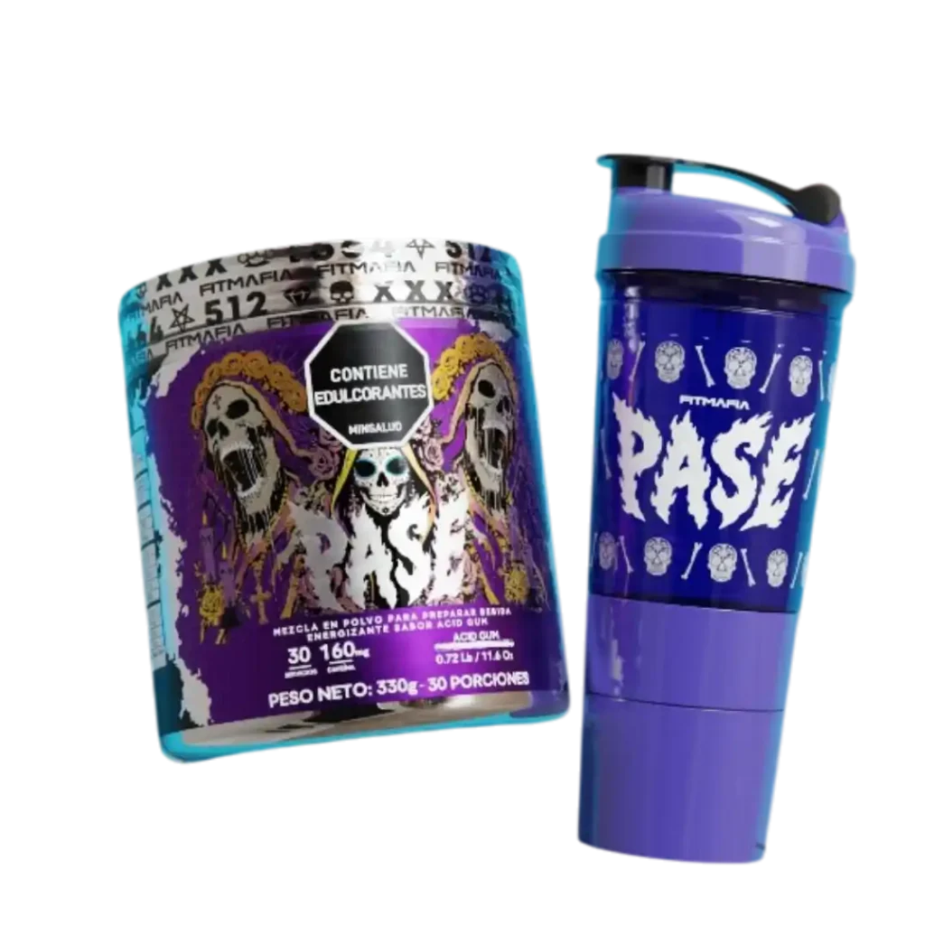 PRE ENTRENO PASE DIA DE MUERTOS HALLOWEEN PRESENTACION LIMITADA (SABOR ACID GUM PRE ENTRENO 30 SERV  + SHAKER + ENVIO GRATIS ) FIT MAFIA